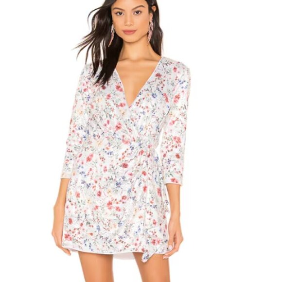 Majorelle Carolina Mini Dress in Vintage Multi White sz M - Picture 1 of 5
